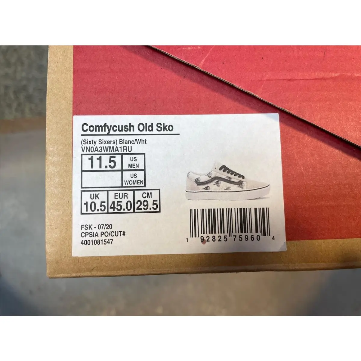 Vans shoes - VANS Old Skool - Old Skool - VN0A3WMA1RU - White 5
