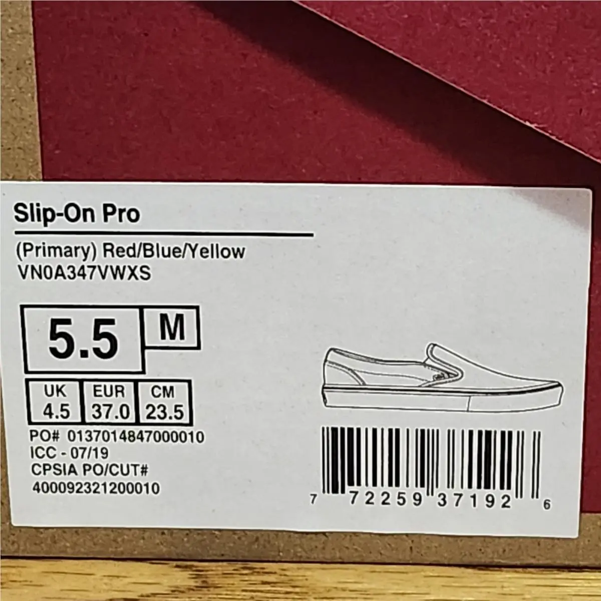 Vans shoes - Vans Slip-On Pro - Pro - Multicolor 6