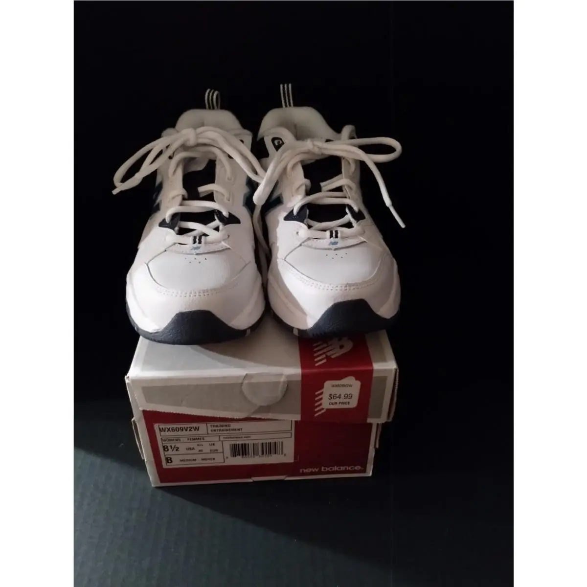 New Balance shoes - New Balance 609 - White and Blue 1