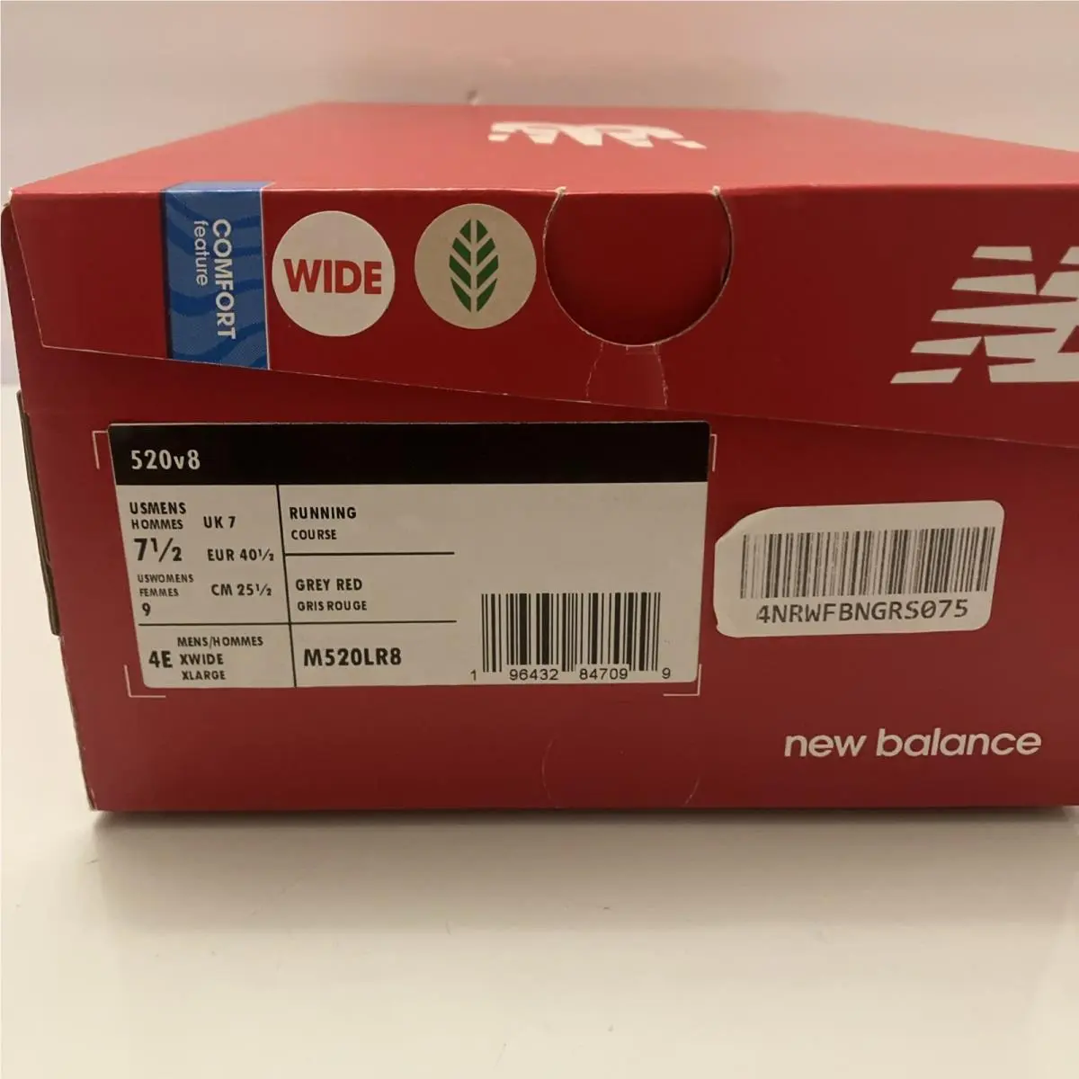 New Balance shoes - New Balance 520 - M520LR8 - Gray (UPC: 0196432847099) 8
