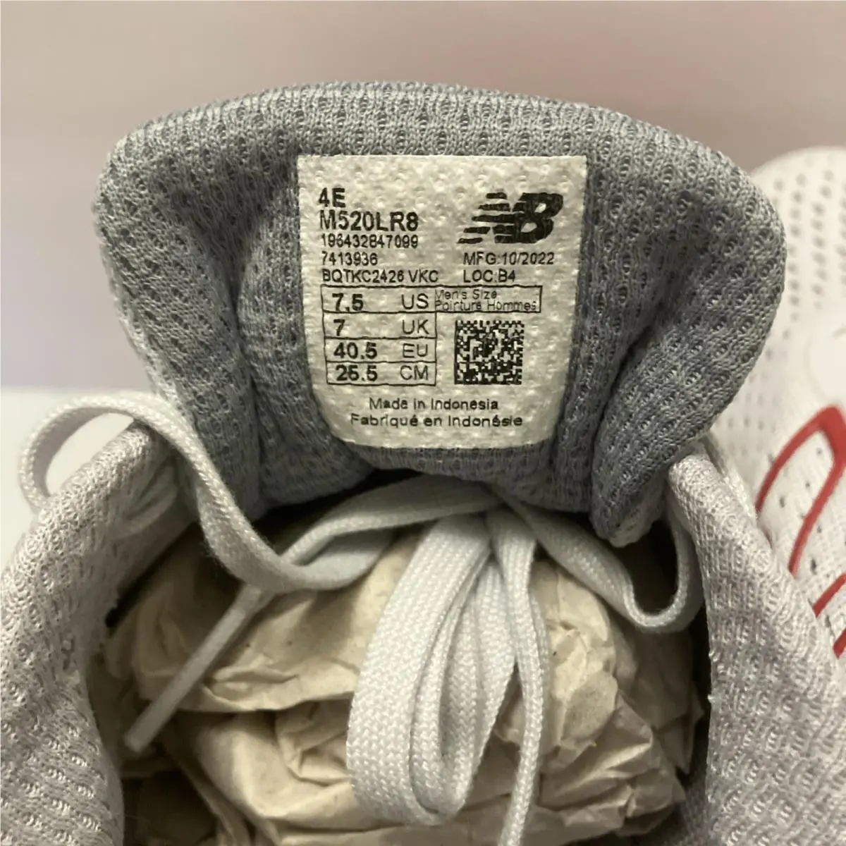 New Balance shoes - New Balance 520 - M520LR8 - Gray (UPC: 0196432847099) 5