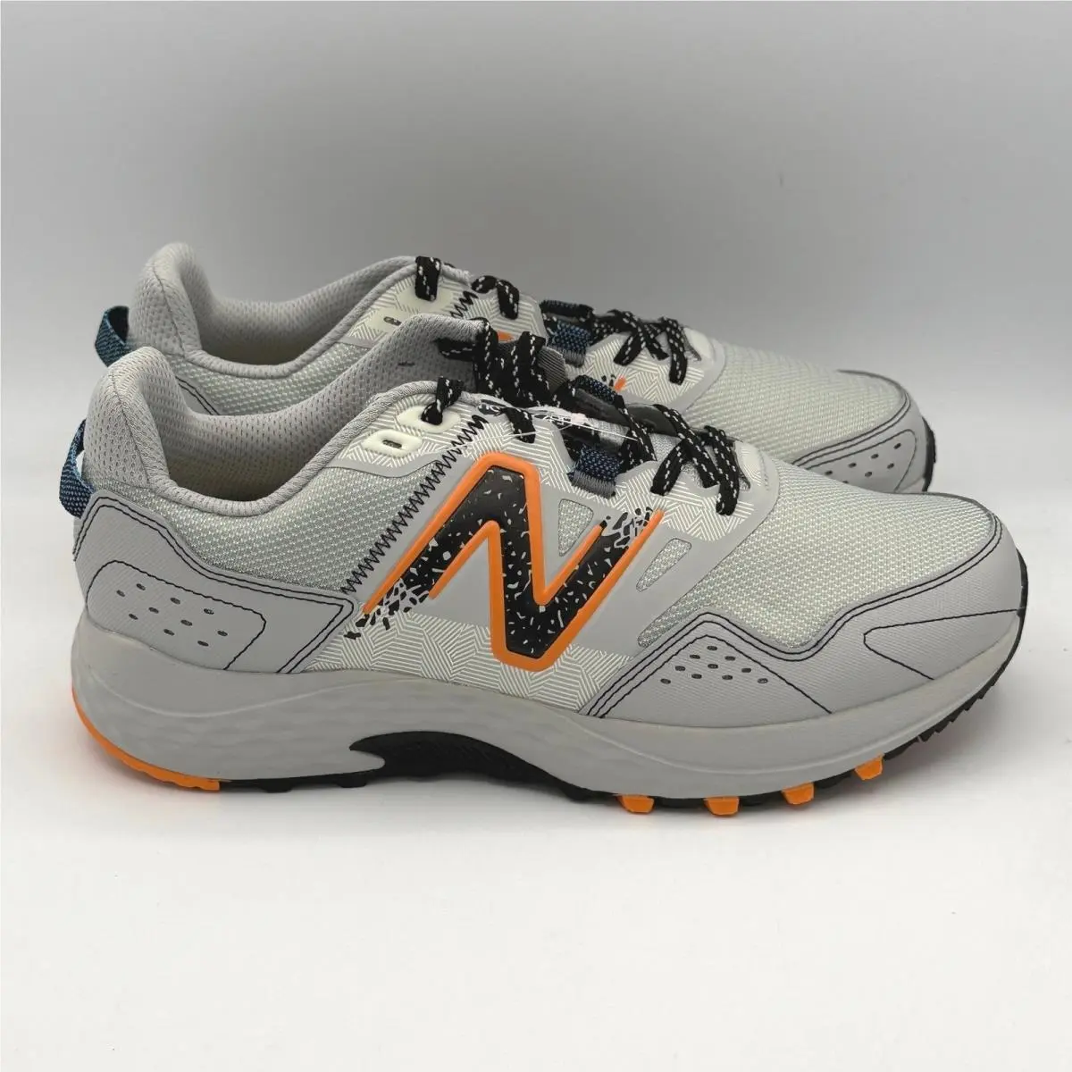 New Balance 410v8 Shoes Mens 8.5 $E Grey Orange Trail Running MT140CA8