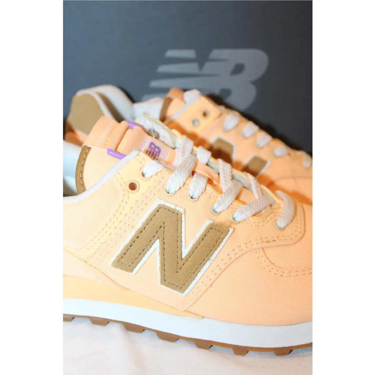New Balance shoes - New Balance 574 - WL574BK2 - Orange 0