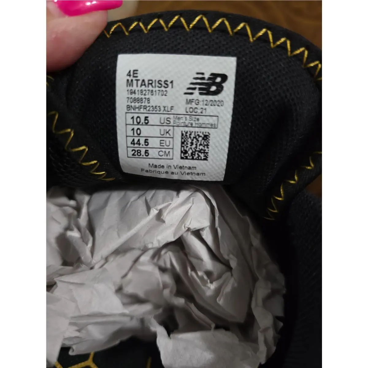 New Balance shoes - New Balance MTARISS1 - Gray (UPC: 194182761702) 5