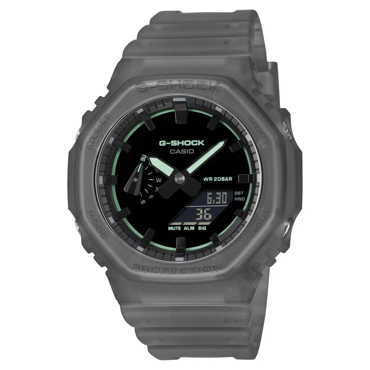 G Shock GA-2100K-1A Men`s Watch Gray Special Color Gray Matte 2100 Series by Casio