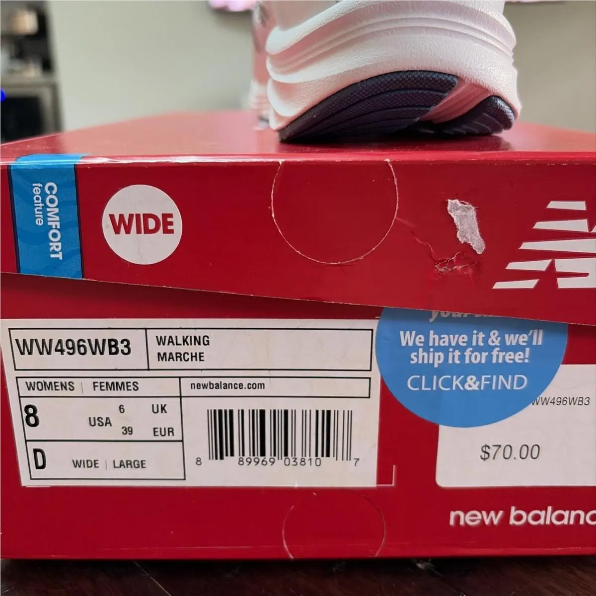 New Balance shoes - New Balance 496 - WW496WB3 - White (UPC: 0889969038107) 1