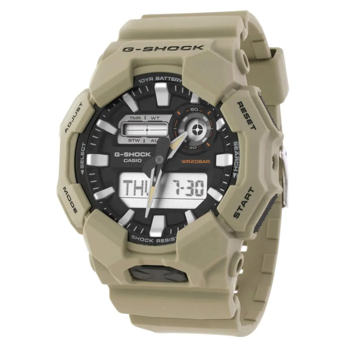 Casio G-shock Alarm World Time Quartz Analog-digital Watch GA-010-5ADR