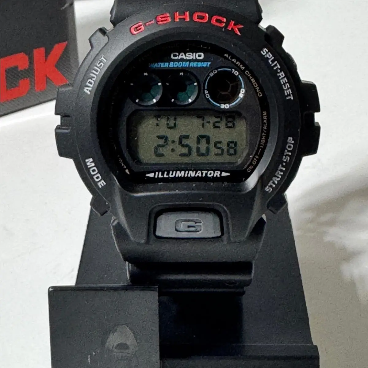 Casio G Shock DW 6900 Men Digital Watch Black Water Resistant Illuminator