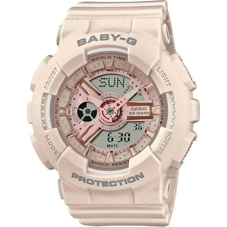 Baby-g BA-110XCP-4A Pink Analog-digital Women`s Watch – by Casio