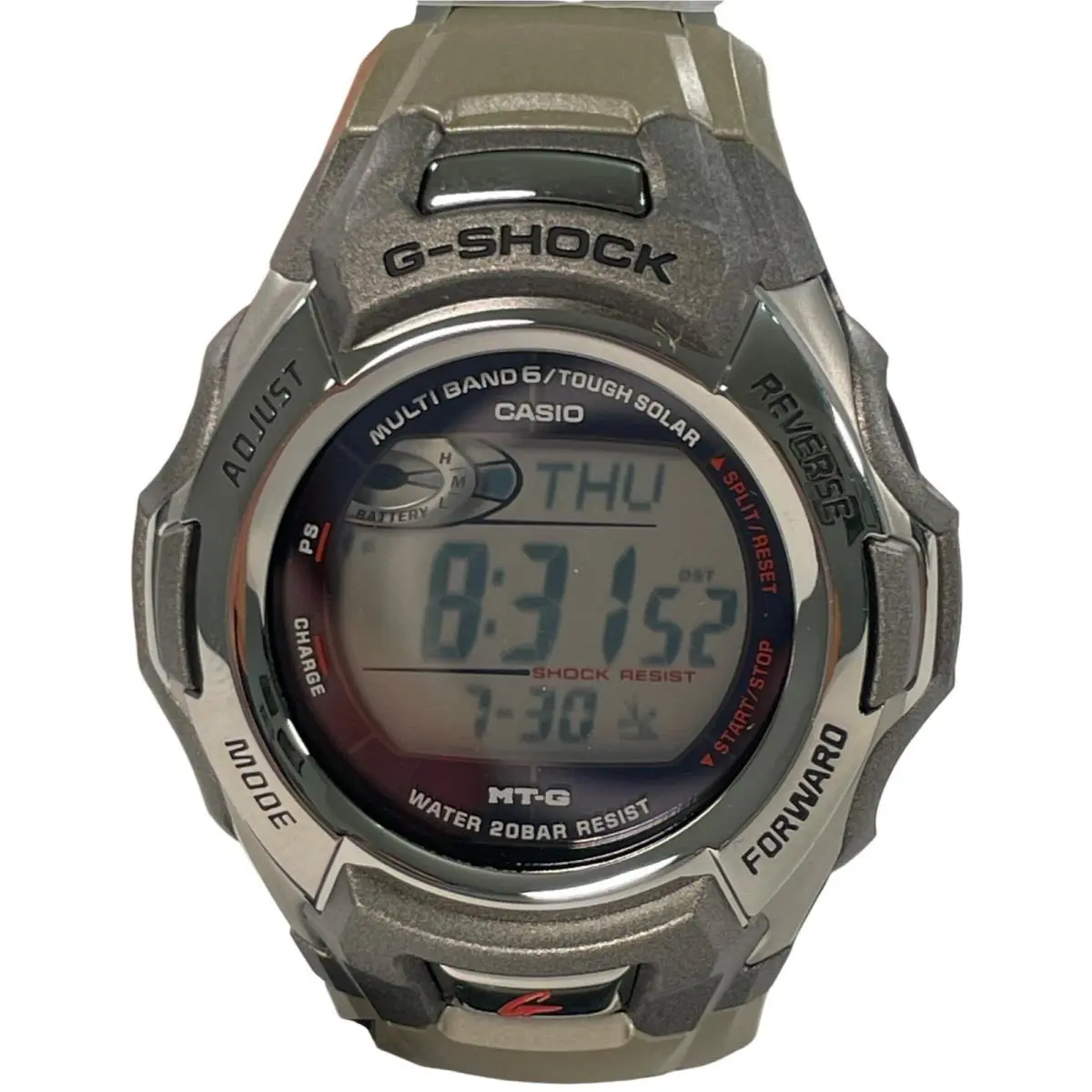 Casio G-shock Mt-g Tough Solar Multi-band 6 Digital Watch Water Resistant 20BAR