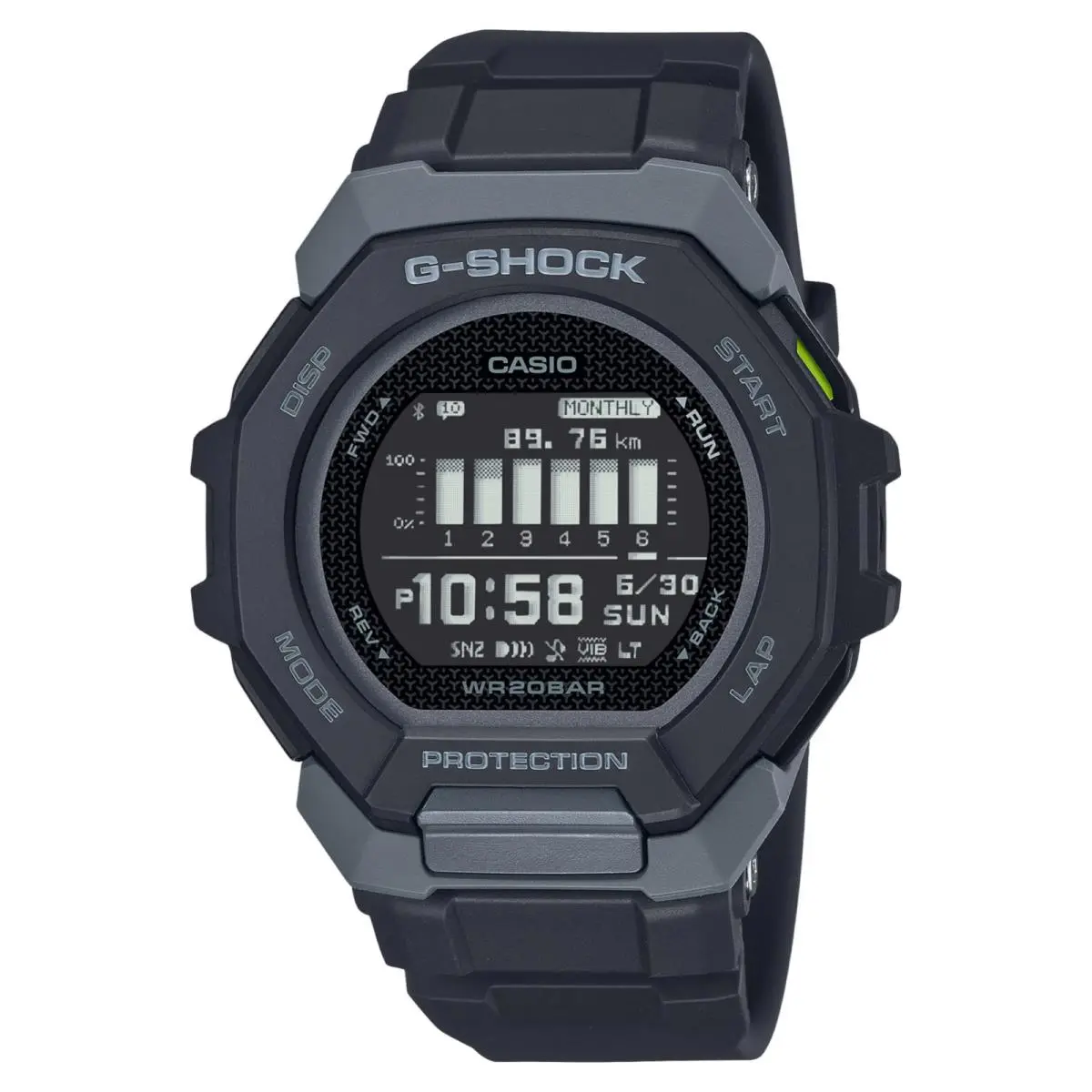 G-shock Men`s Connected Fitness Watch GBD300-1 Bluetooth Shock Resistant