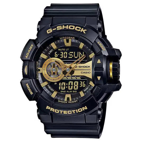 Casio G-shock GA-400GB-1A9 Black Gold Analog-digital Watch GA-400 Series