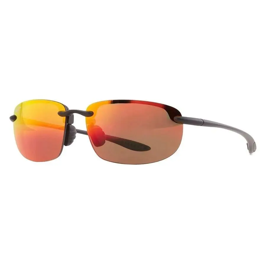 Ho`okipa Universal Fit Black / Hawaii Lava Polarized Lens RM407N-2M by Maui Jim