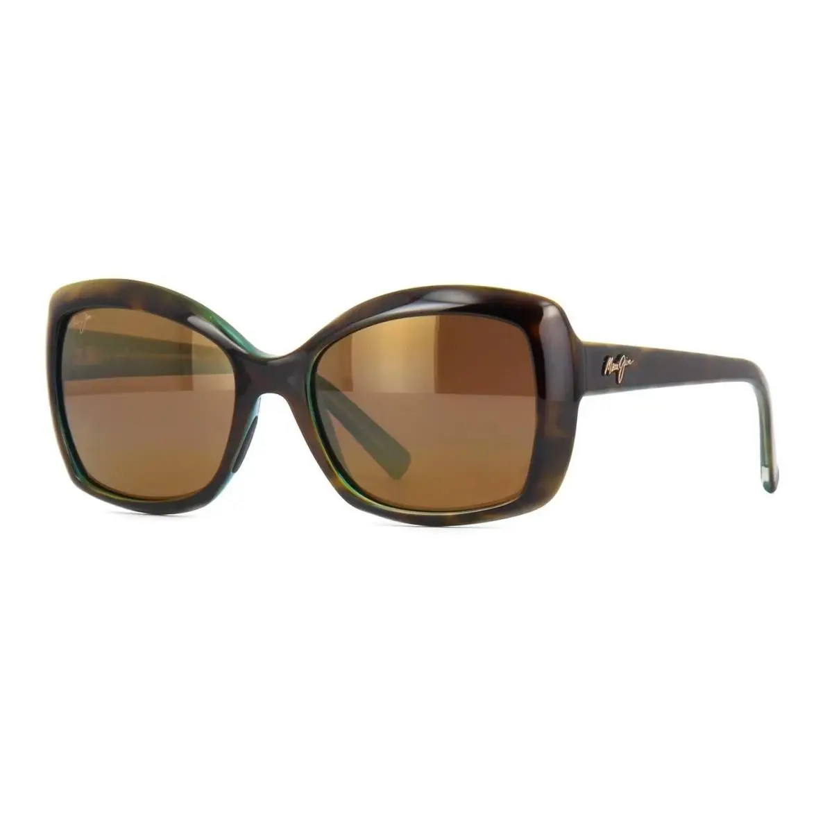 Orchid Tortoise with Peacock / Hcl Bronze Lens Polarized H735-10P by Maui Jim