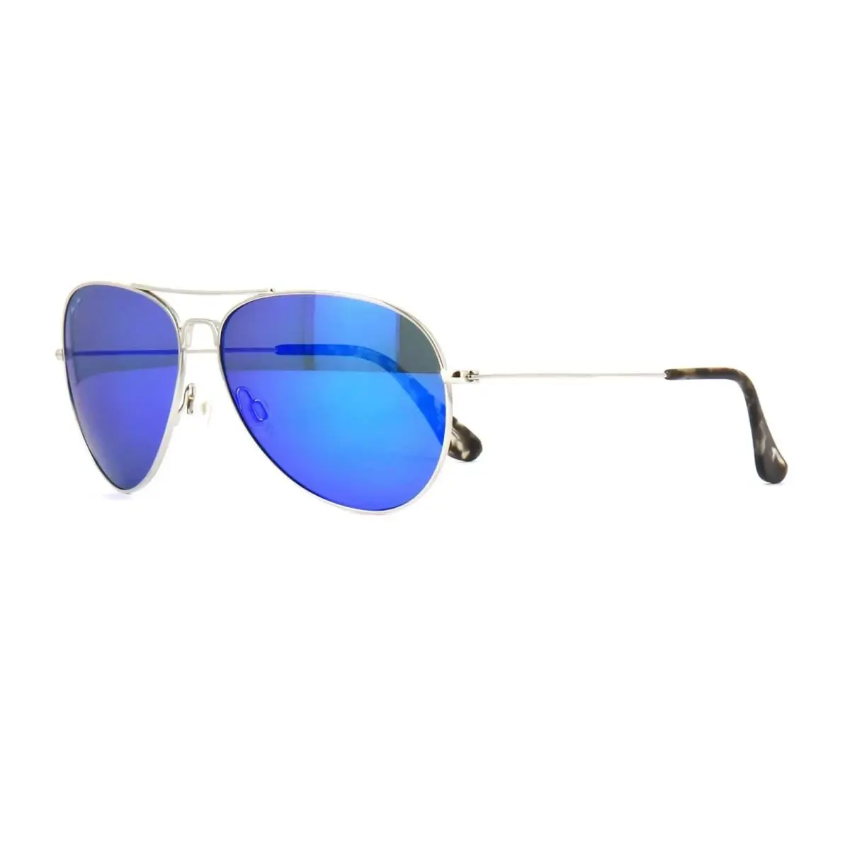 Mavericks Silver Frame / Blue Hawaii Polarized Lenses B264-17 by Maui Jim