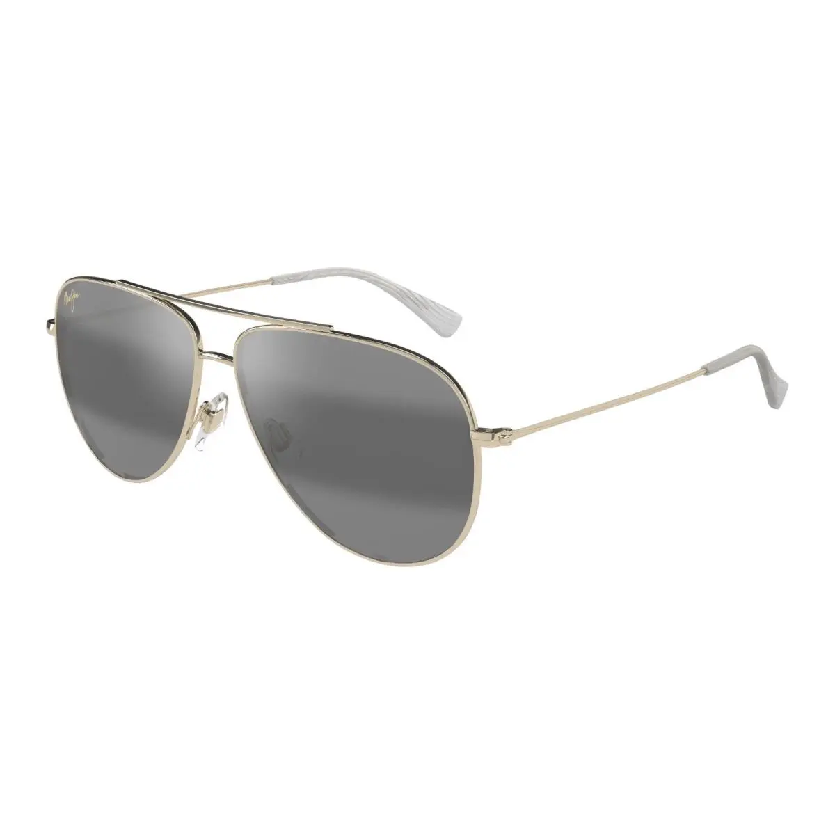 Hau‘oli XL Shiny Light Gold / Neutral Grey Polarized Lenses 674-16A by Maui Jim