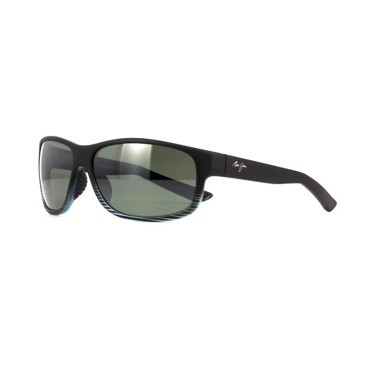 Kaiwi Channel Grey Black Stripe / Neutral Grey Polarized 840-11D by Maui Jim