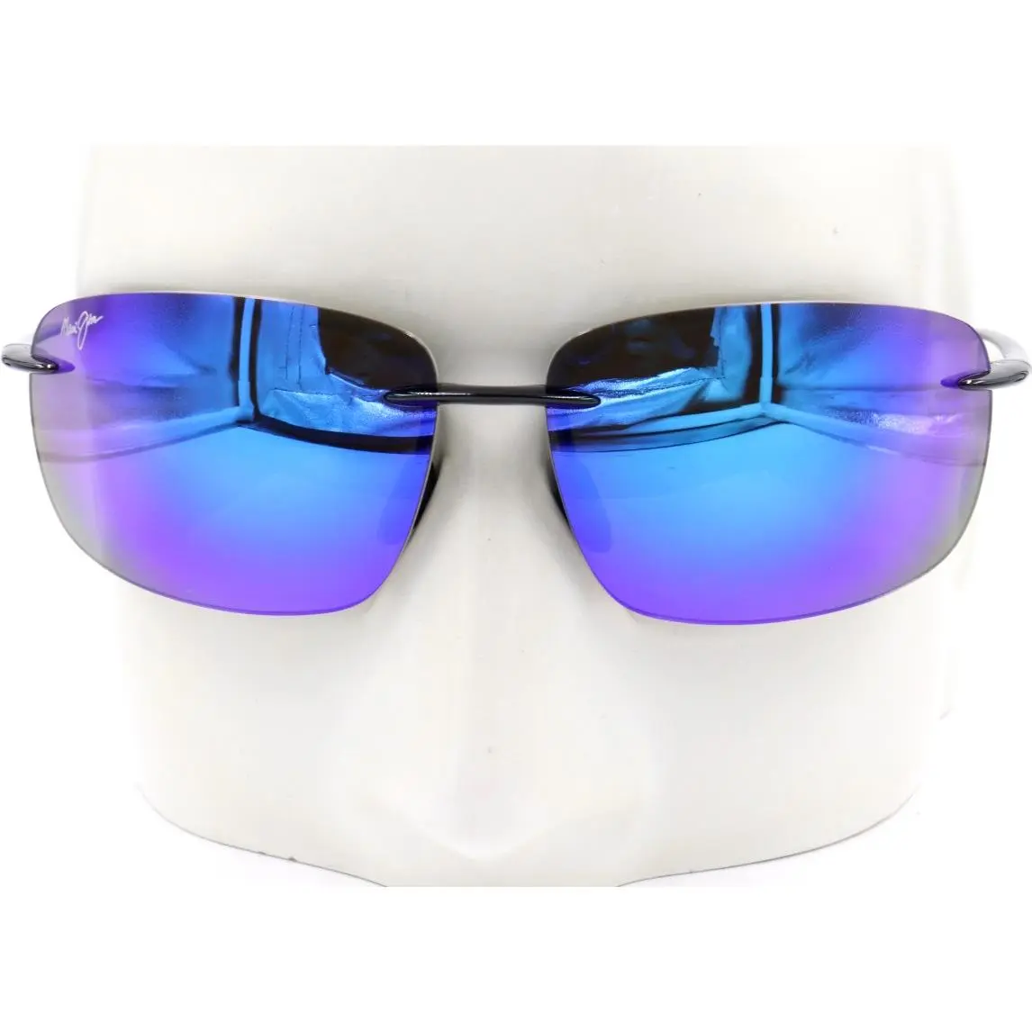 Breakwall Blue Hawaii Polarized Rimless Sunglasses B422-02 /MJ042S-037 by Maui Jim