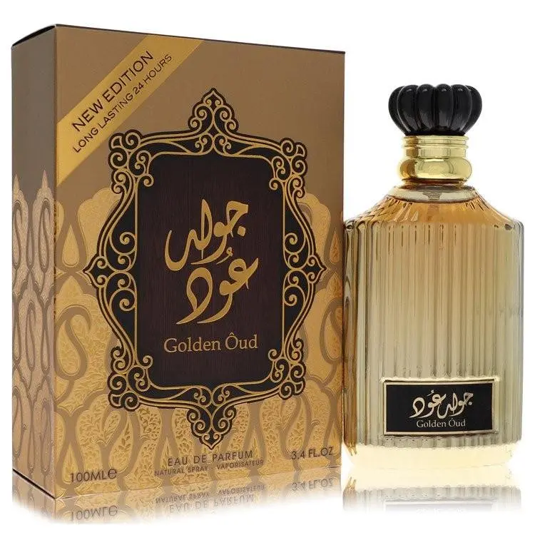 Asdaaf Golden Oud  Eau De Parfum Spray Unisex 3.4 oz For Men by Lattafa