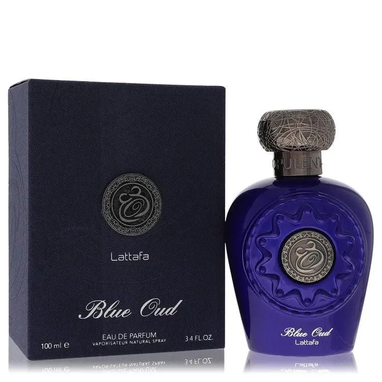 Blue Oud  Eau De Parfum Spray 3.4 oz / e 100 ml by Lattafa