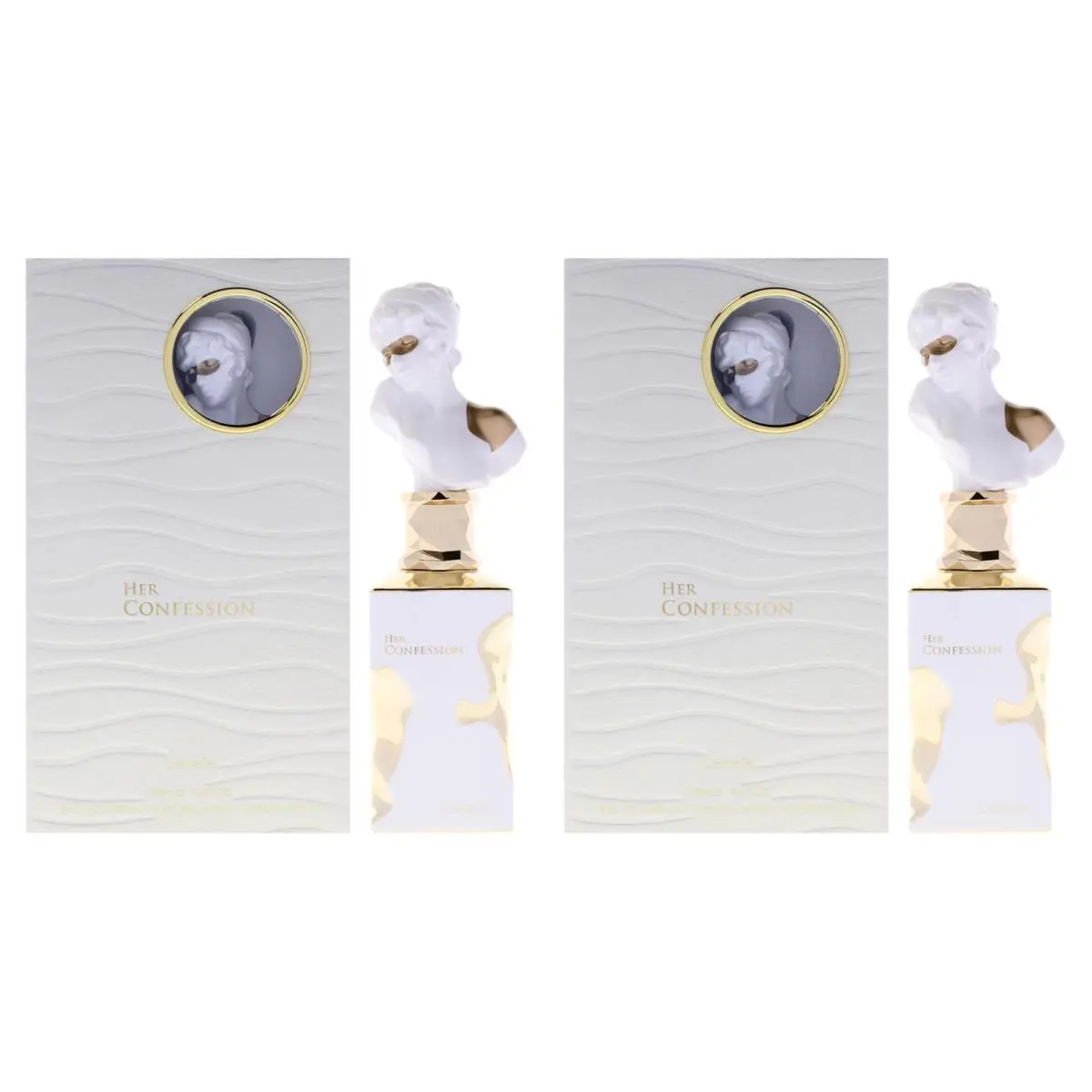 Confession Kit by Lattafa For Unisex - 2 Pc Kit 3.4oz His Her Edp