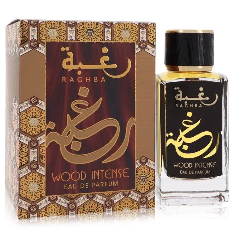 Raghba Wood Intense  Eau De Parfum Spray Unisex 3.4 oz For Women by Lattafa