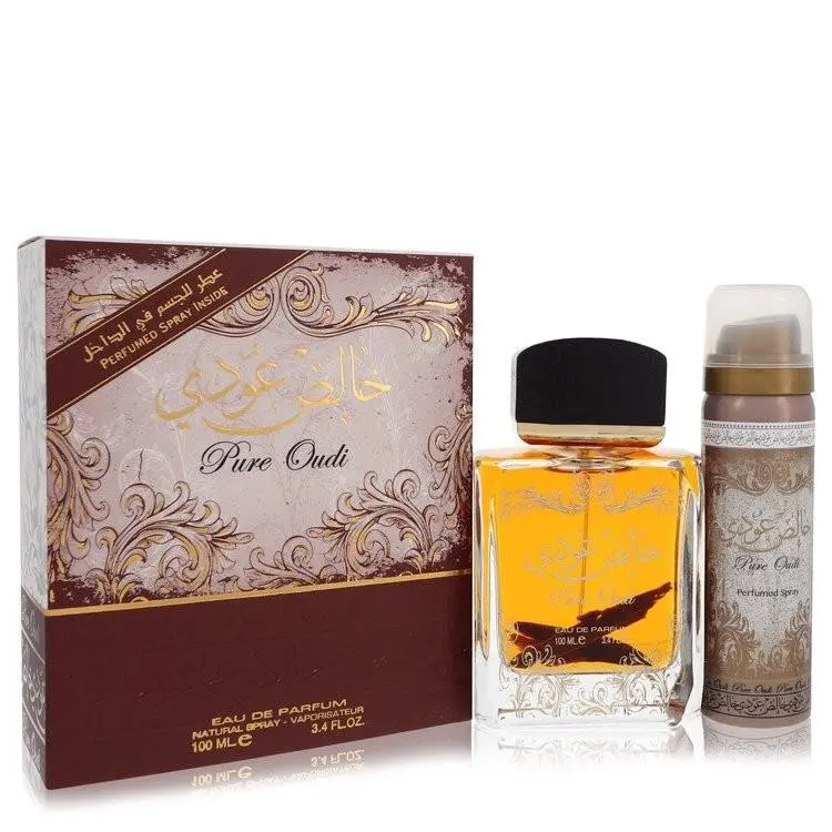 Pure Oudi  Edp Plus 1.7 oz Deodorant 3.4 oz / e 100 ml by Lattafa