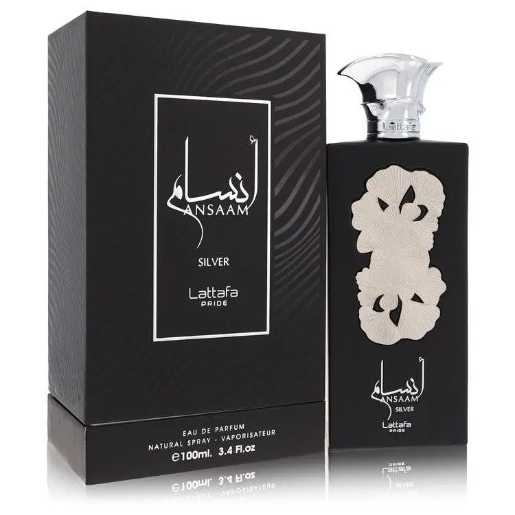 Pride Ansaam Silver  Edp 3.4 oz / e 100 ml by Lattafa