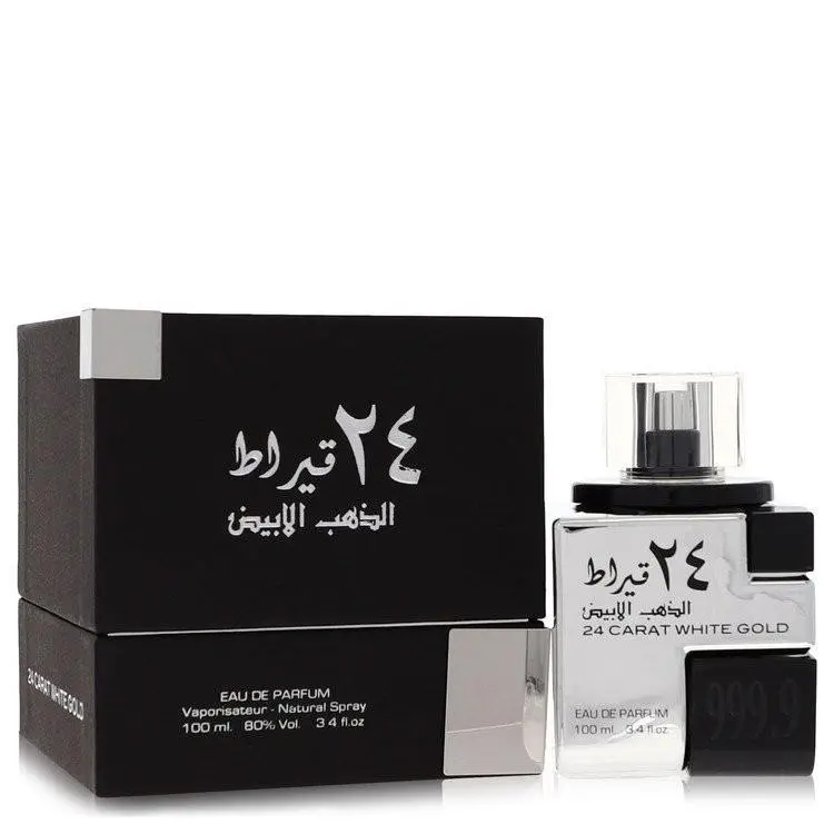 24 Carat White Gold  Edp 3.4 oz / e 100 ml by Lattafa