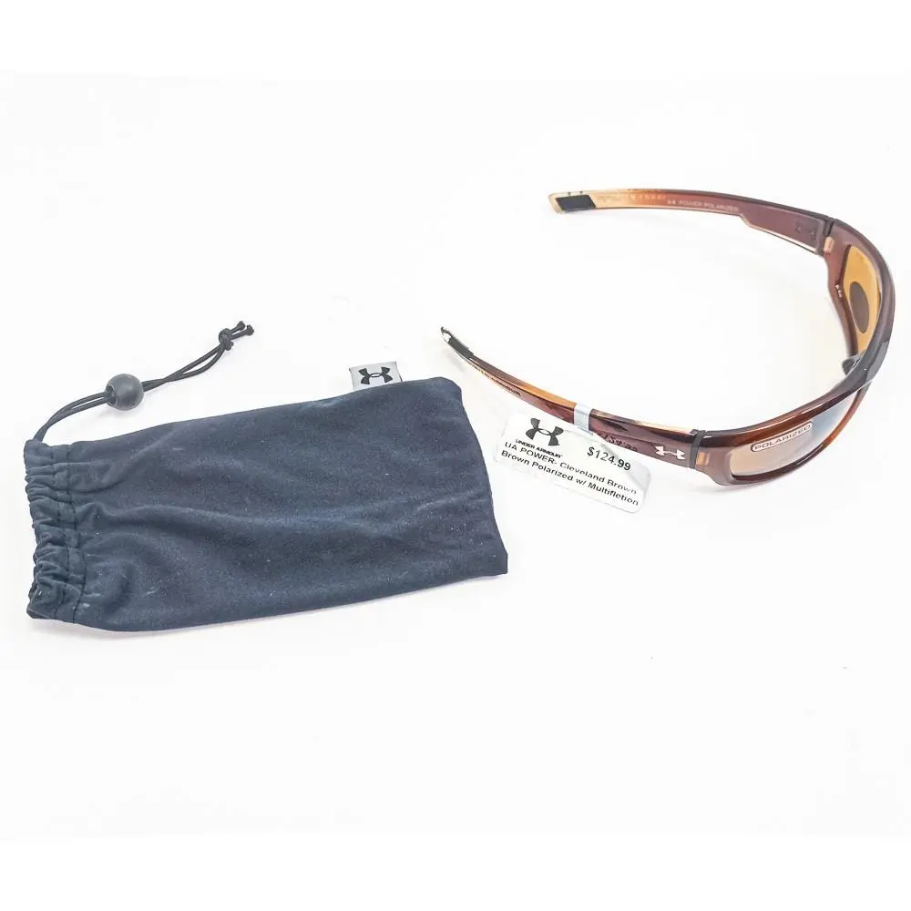 Power – Cleveland Brown Polarized Sunglasses w/ Pouch – by Under Armour