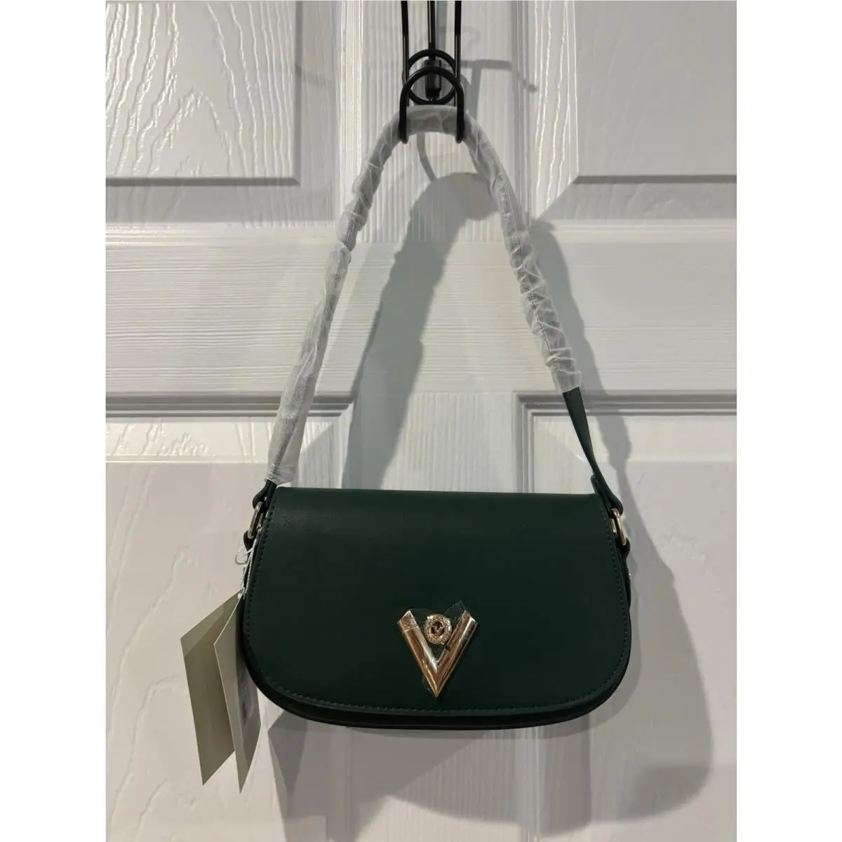 Orlando Shoulder Bag In Green by Valentino