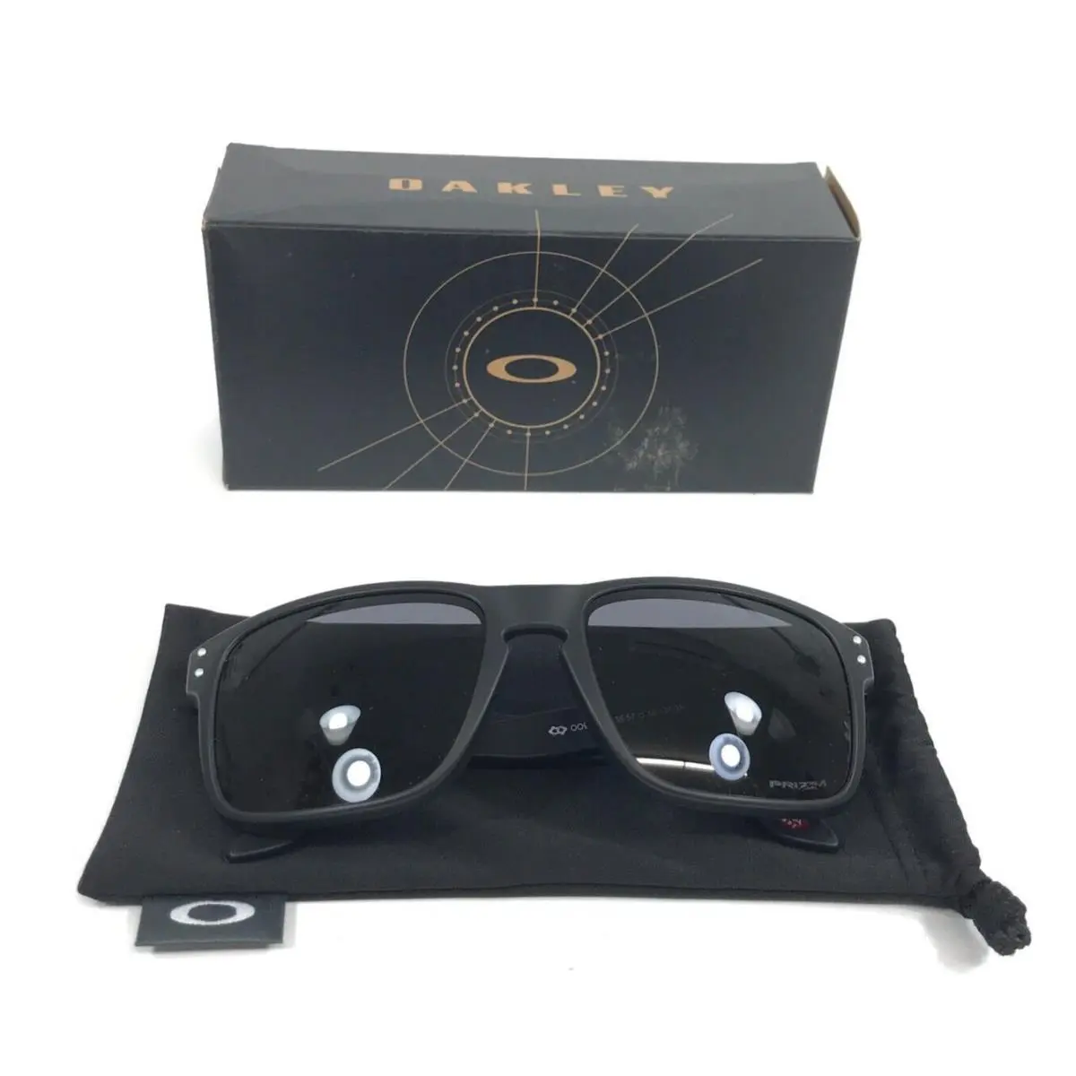 Sunglasses Holbrook OO9102-E855 Matte Black Frames with Prizm Grey Lenses by Oakley