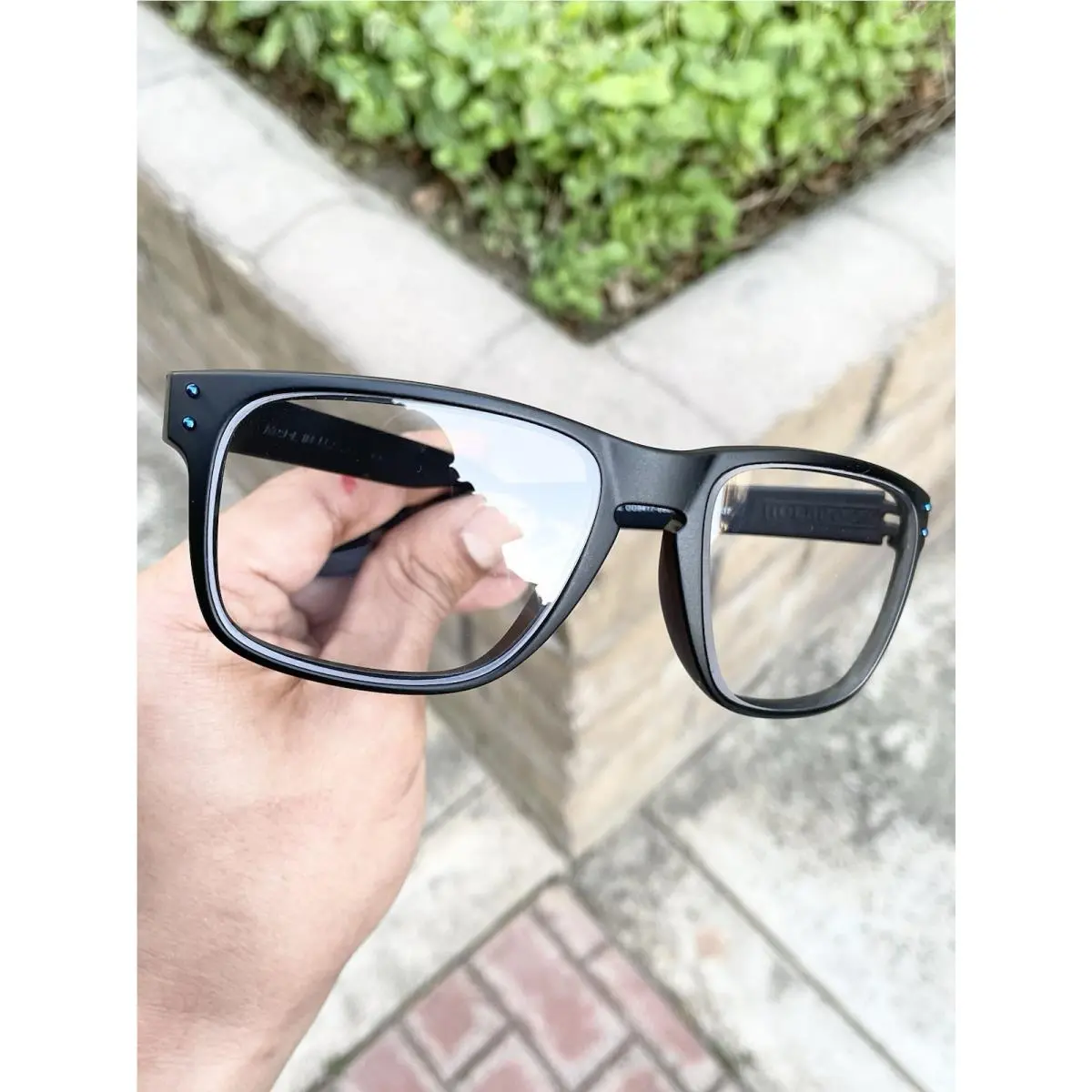 Holbrook XL OO9417 9417 Black Clear Lens Size 59/18 Wide Frames by Oakley