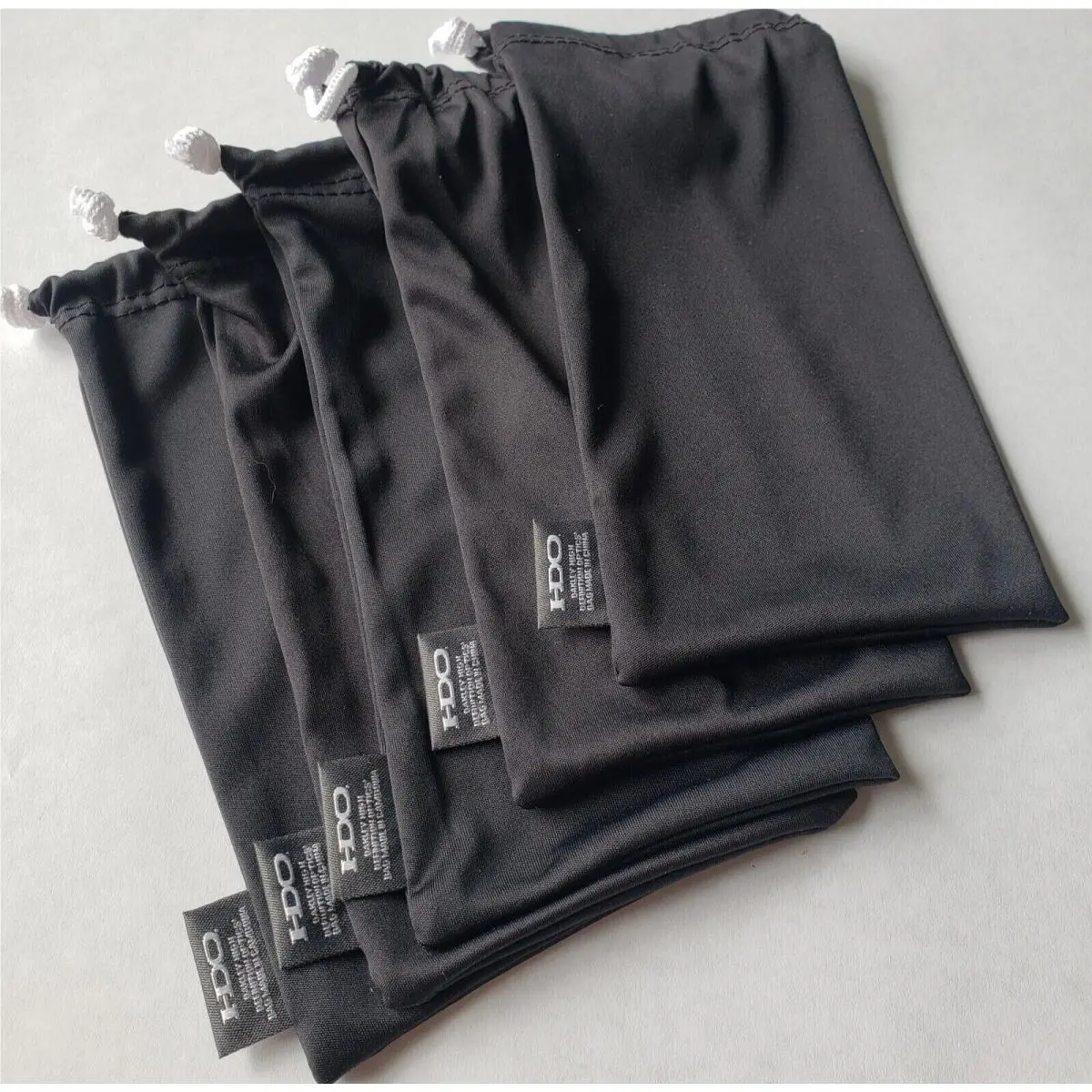 5 Pack - Large Black Micro Fiber Cloth Sunglasses Cleaning Storage Bags by Oakley