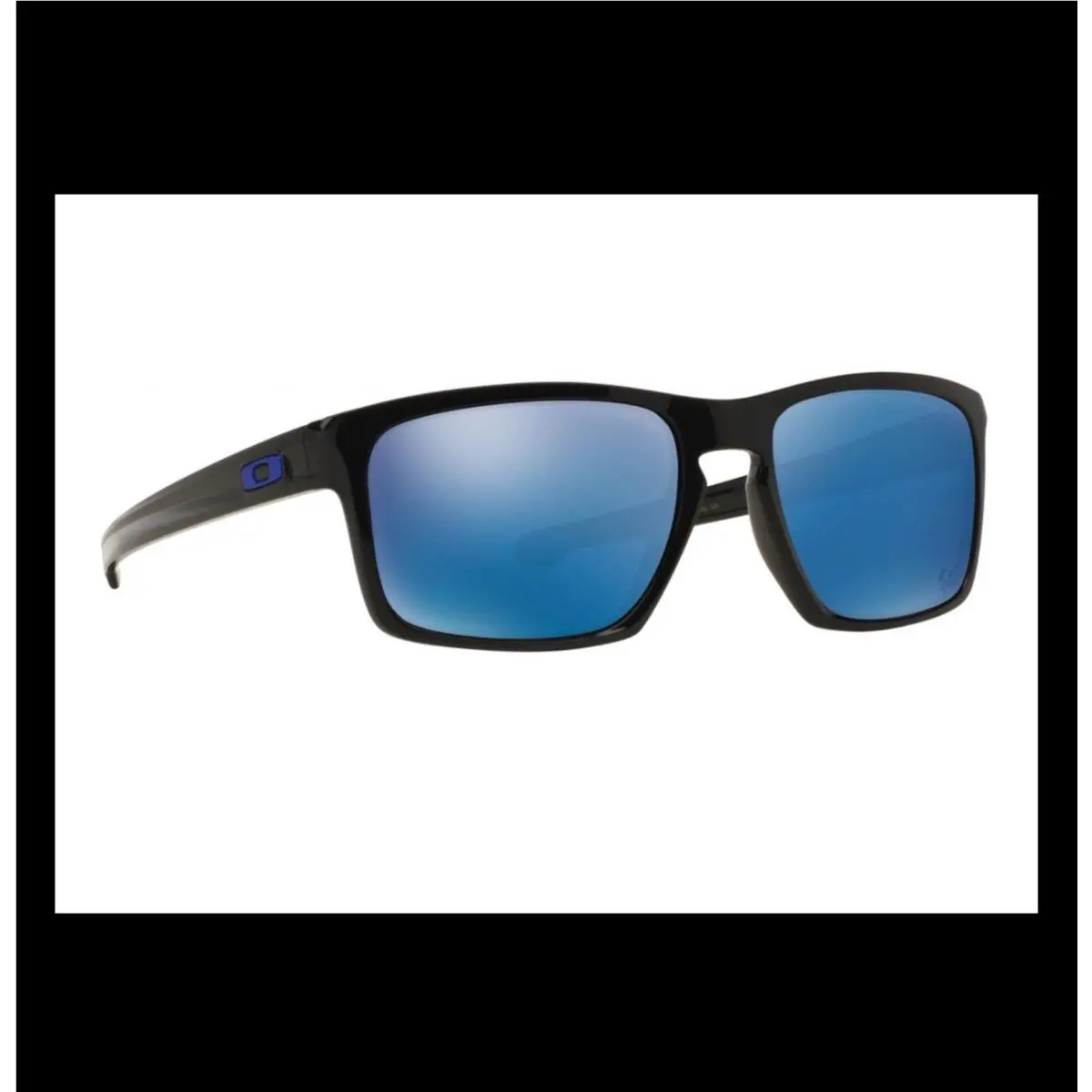 Sliver Polished Black Frame Ice Iridium Lenses O09262-28 Moto GP CO by Oakley