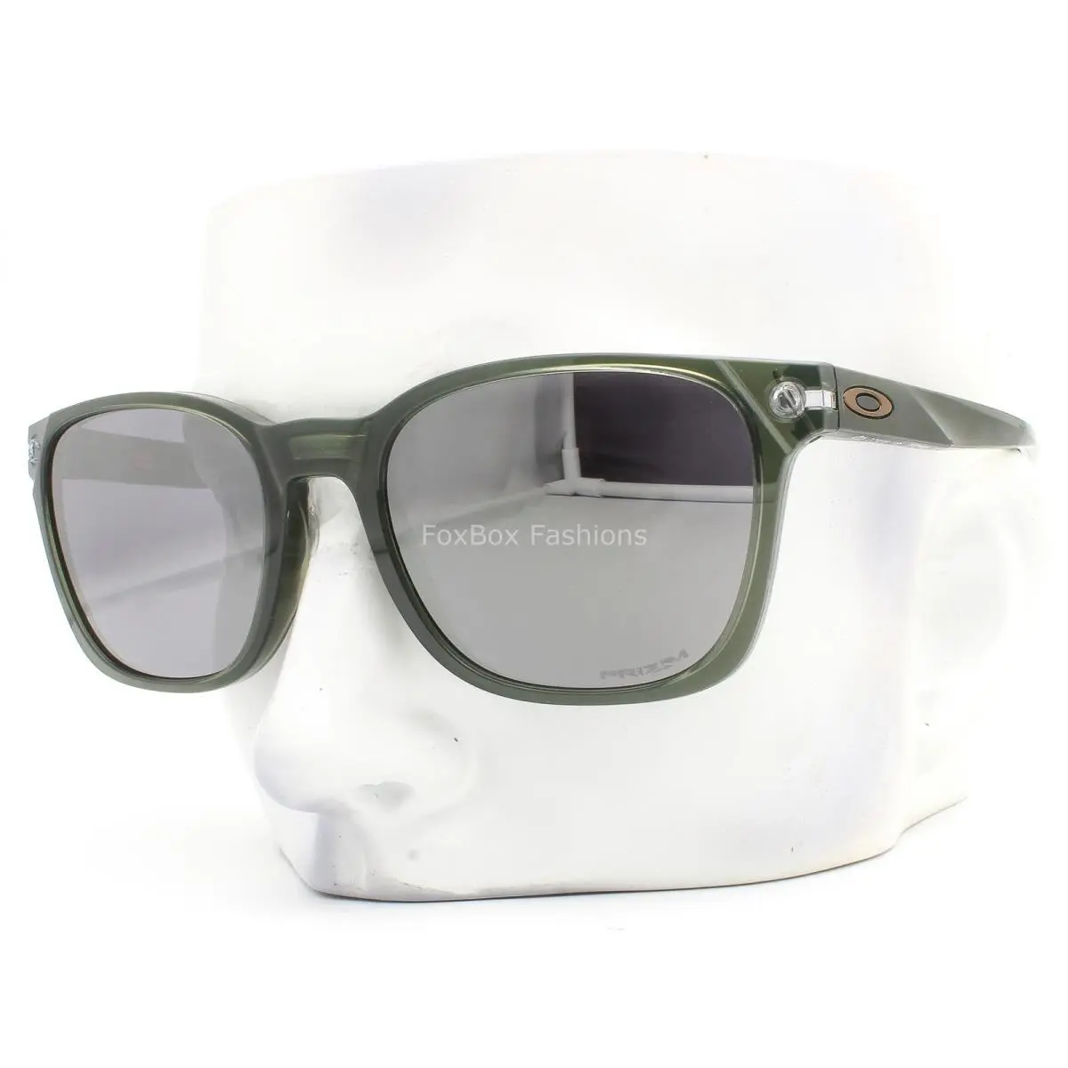 Ojector OO9018-1355 Sunglasses Crystal Olive Green Prizm Black W/pouch by Oakley