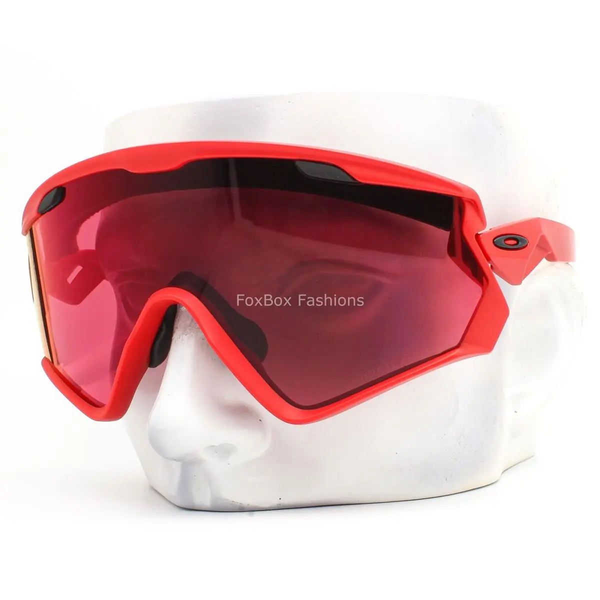Wind Jacket 2.0 Sunglasses OO9418-2545 Matte Red Prizm Snow Torch W/pouch by Oakley
