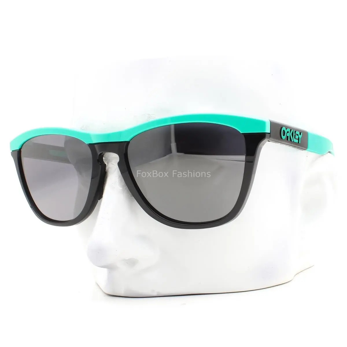Frogskins Sunglasses OO9284-1055 Gloss Celeste Green Black Prizm W/pouch by Oakley