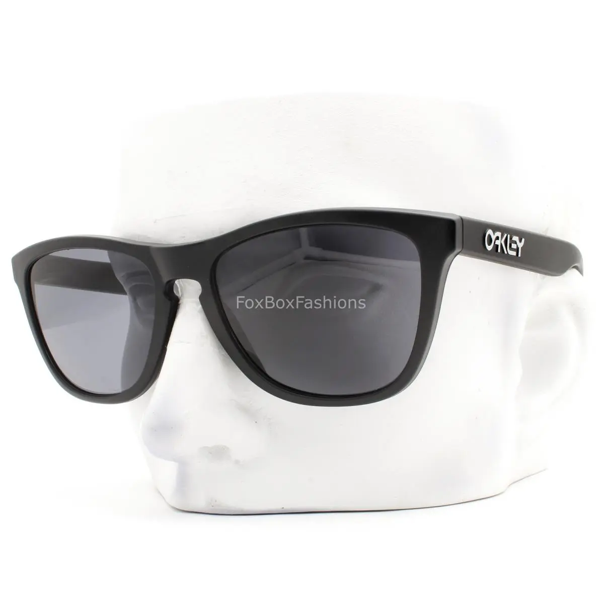 Frogskins Sunglasses Matte Black Tinted Gray OO9013-M755 with Pouch by Oakley