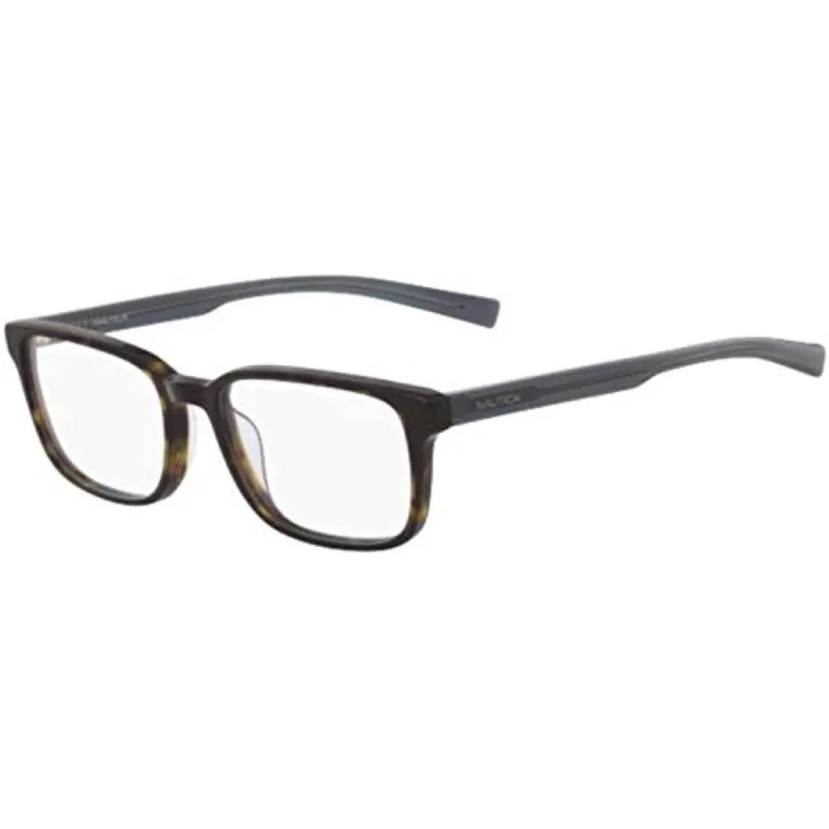 N8144 206 Dark Tortoise Eyeglasses 55mm with  Case by Nautica