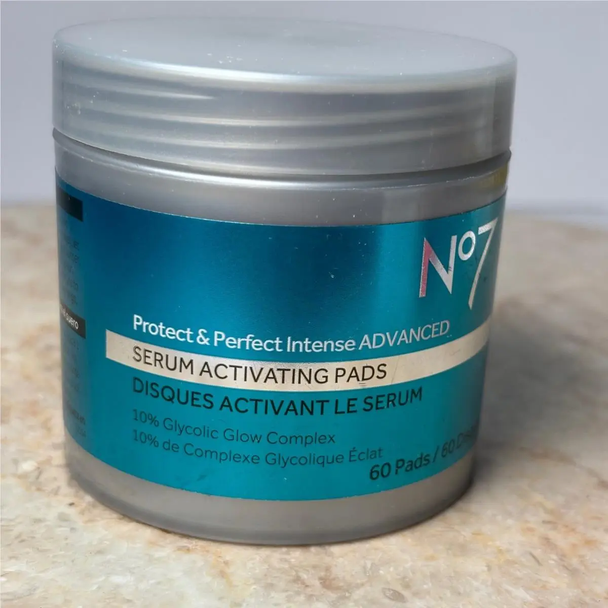 Protect Perfect Intense Advanced Serum Activating Pads 60ct 10% Glycolic by No7