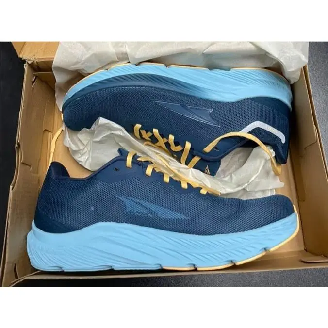 Altra Rivera 3 Trail Hiking Sneakers Women SZ 7.5 Running Shoes Blue Trainers