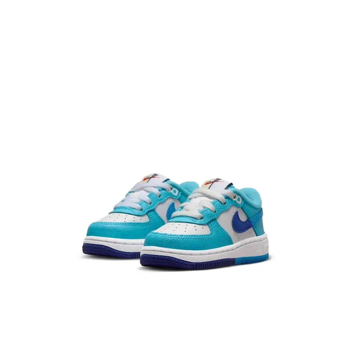 Nike Force 1 LV8 2 DX2165-100 Sneakers Toddler US 6 Blue Lifestyle Shoes RHS8747