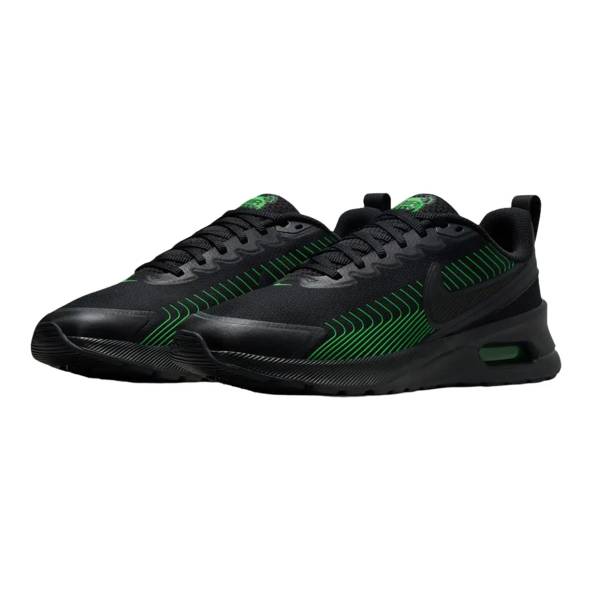 Nike shoes - NIKE Air Max NuAxis - Air Max NuAxis - FD4329-011 - Black/Black/Green Strike 0