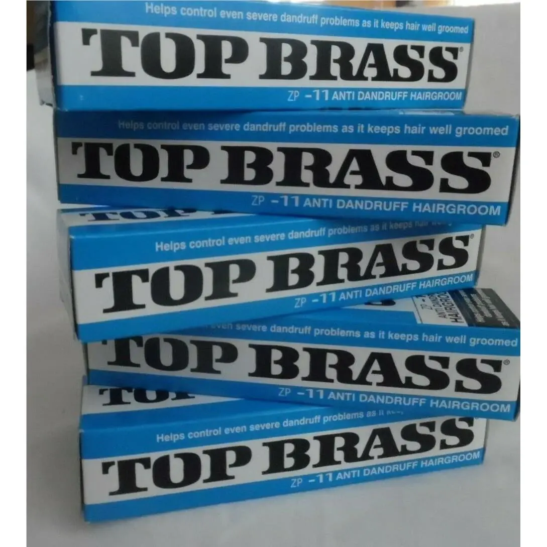 Weaves 10 Tubes  Top Brass Anti Dandruff Hair Cream ZP-11 3 Ozs 84.5 g by Revlon