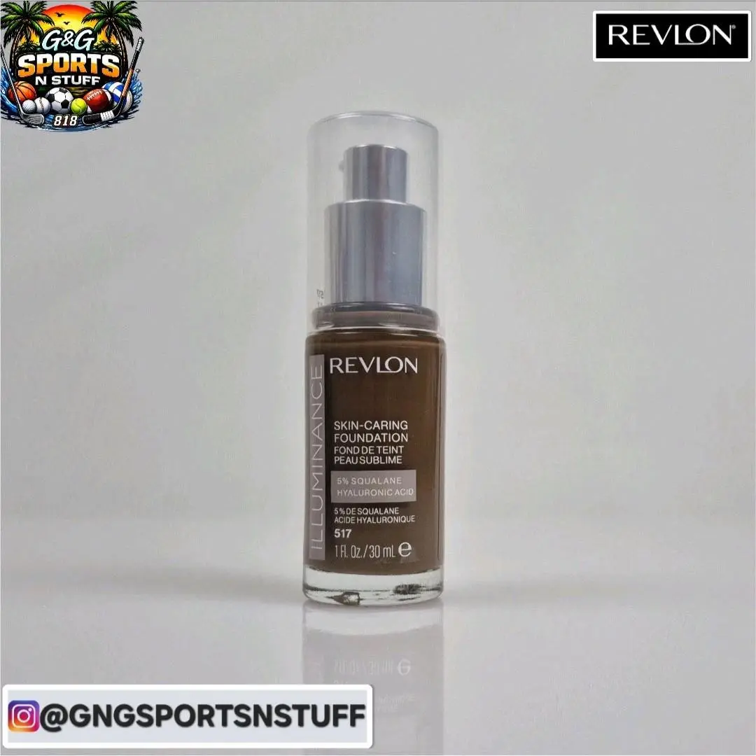 Illuminance Skin-caring Liquid Foundation Makeup 517 Amber Color 18 Units by Revlon