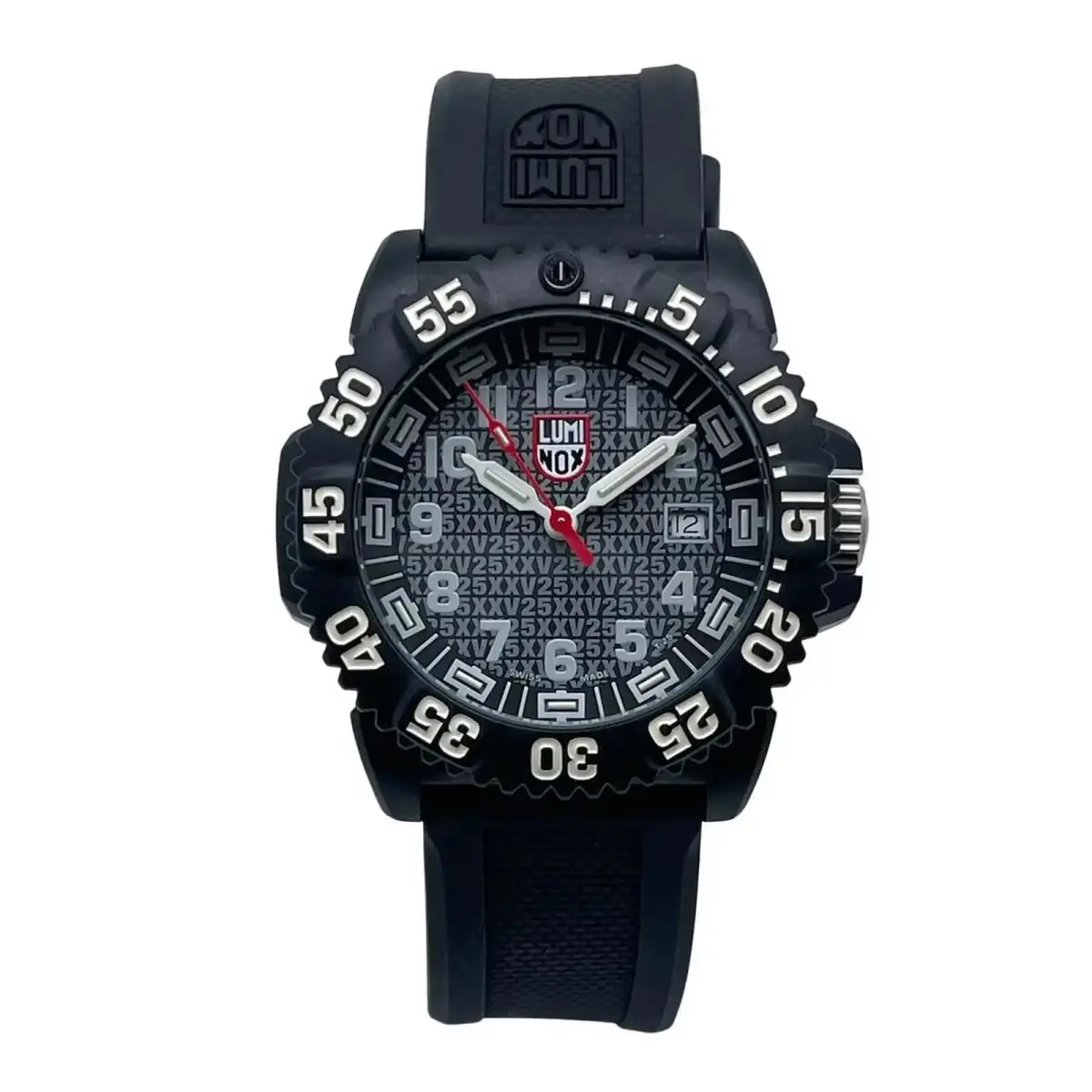 Luminox Navy Seal Colormark 44mm Black Dial Mens Quartz Watch GGL.L3051.25TH - Dial: Black, Band: Black, Bezel: Black