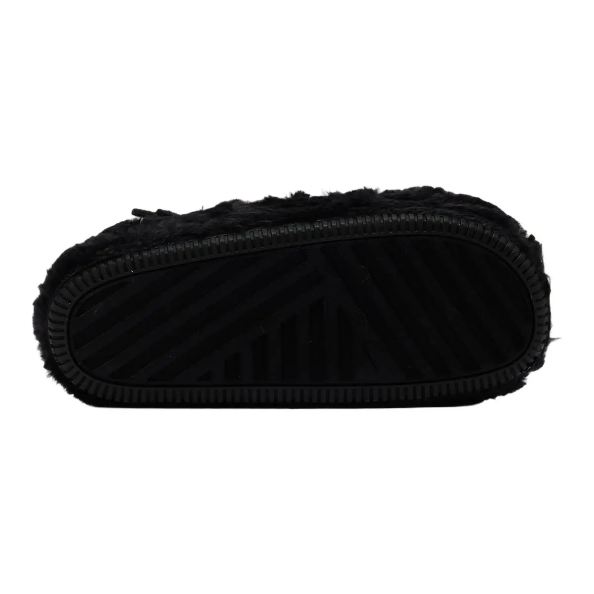 Nike shoes - NIKE Calm Furry SE Mule - Black/Black-Solar Red 2