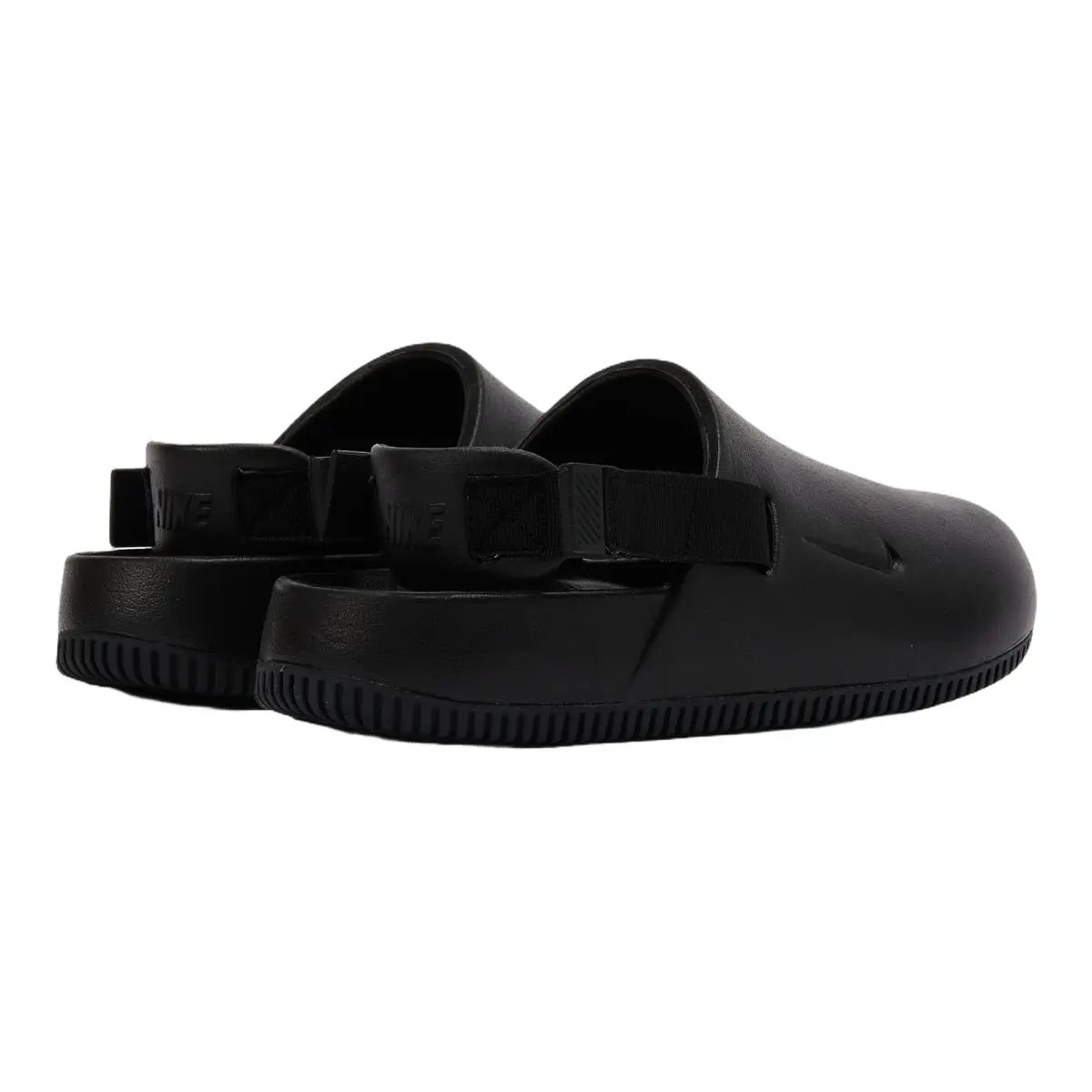 Nike shoes - NIKE Calm Furry SE Mule - Black/Black-Solar Red 21