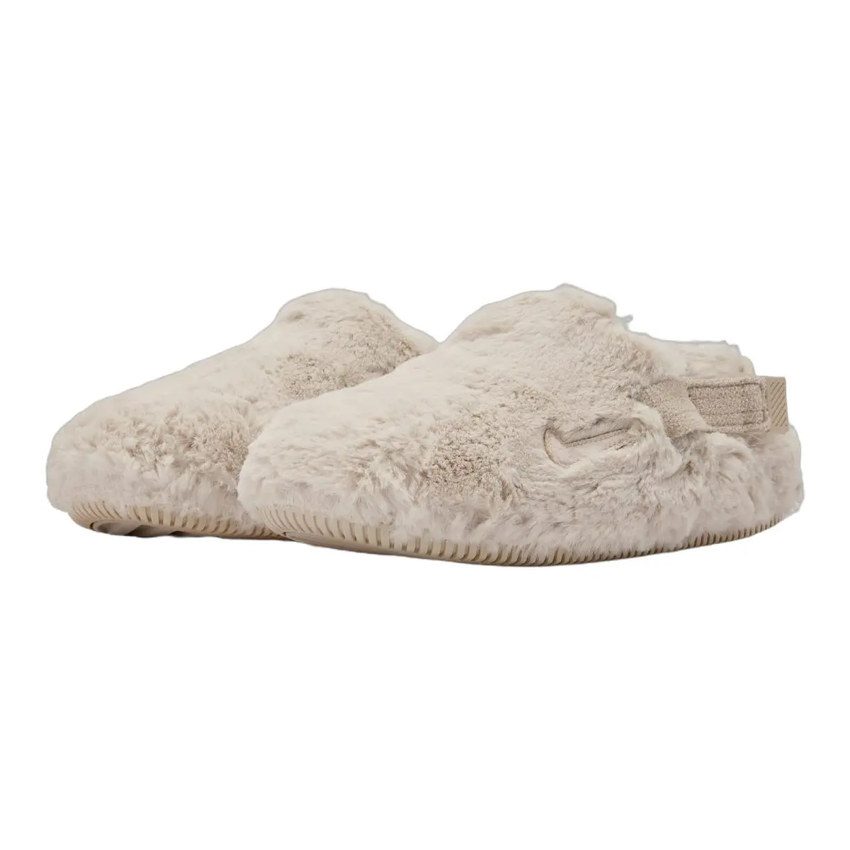 Nike shoes - NIKE Calm Furry SE Mule - Black/Black-Solar Red 10